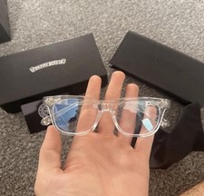 Clear chrome hearts - chrome, glasses
