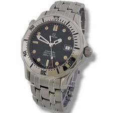 Omega Seamaster 2562.80.00 300M Mid Size 36mm Quartz Steel Watch With Papers