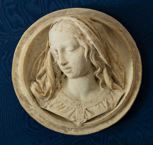 Antique plaster medallion - antique,