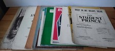 Bundle of 20 Piano Sheet Music