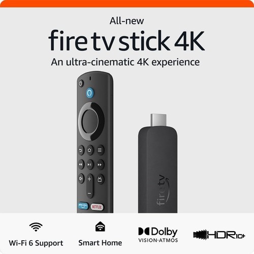 Amazon fire stick 4k - amazon, tv