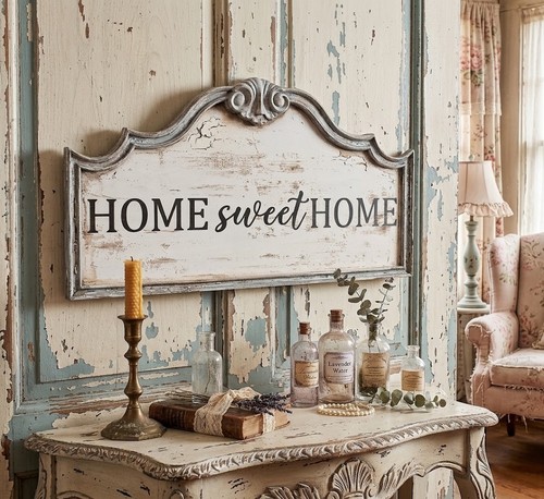 Rustic wooden home sweet - rustic,