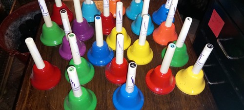Handbells assorted - 22, handbells,