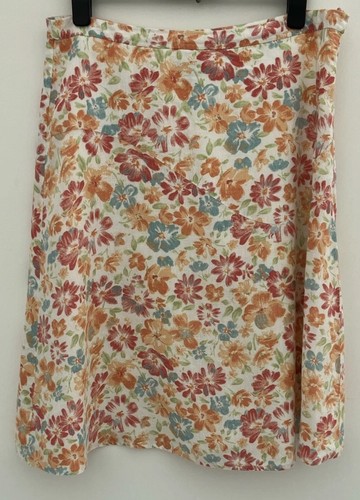 Kew linen floral lined - linen,
