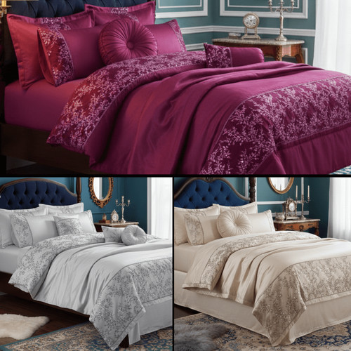 Luxury gigi embroidery - luxury, duvet