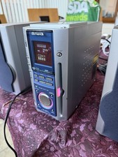 Aiwa XR-MDS7 MD CD Stereo System HiFi With Remote and Philips Portable CD