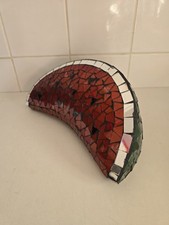 Tiffany-style  Replica  Mirrored Shell Watermelon Display Piece Multicoloured 