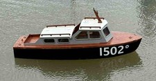 RC wooden model boat kit Fast