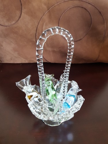 Crystal cut glass candy - crystal,
