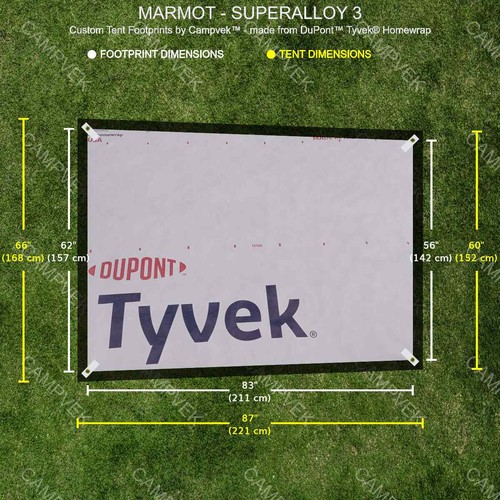 Tyvek footprint for the marmot - footprint,