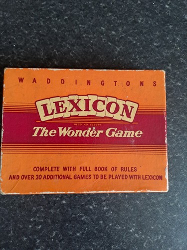 Vintage lexicon card - lexicon, by