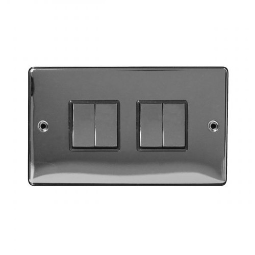 Black nickel light switch - nickel,