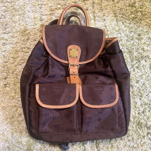 Rare mcm rucksack backpack - rucksack,