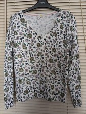 Boden Floral Jumper - Size S