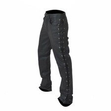 Mens side laced - jeans, real