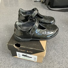 Startrite Patent Black T-bar