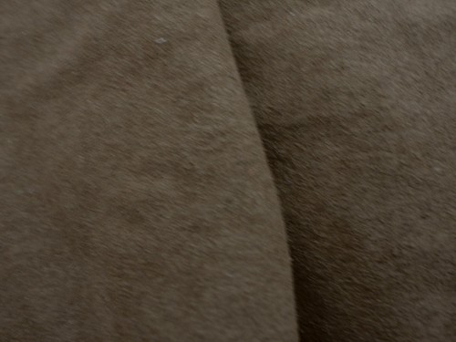 Mouse brown thin faux suede