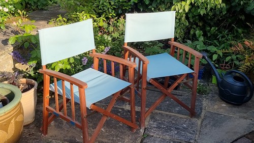 Pair director chairs - director's,