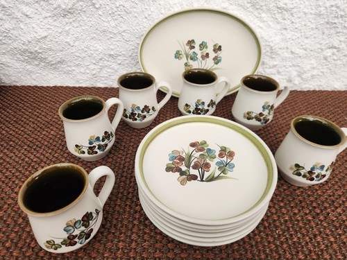 Vintage denby shamrock coffee - vintage,