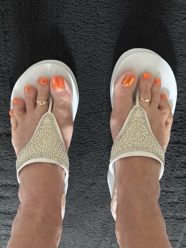 Ladies white pearl diamante - ladies,