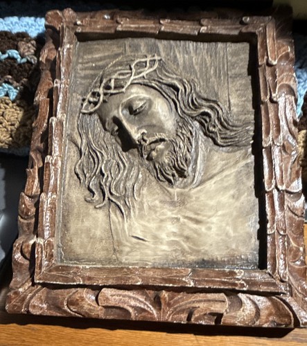 Vintage hand carved - hand-carved, wooden