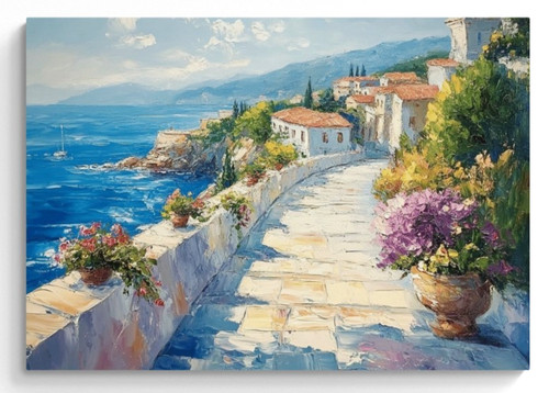 Seaside seascape beach canvas - seascape,