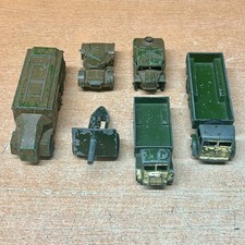 Dinky Military Army Job Lot. Armoured Truck Car Command Field Artillery Tractor