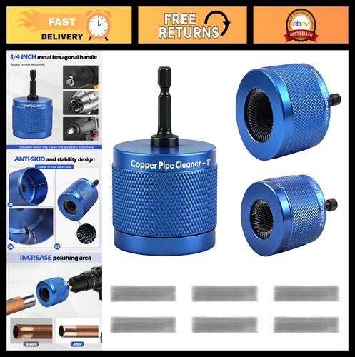 Copper pipe cleaner drill - copper,