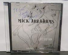 Mick Abrahams - Can't stop now Squirrel Music CD - SIGNED.