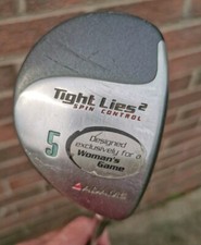 A LADIES ADAMS TIGHT LIES 2 SPIN CONTROL No 5 WOOD IN VERY GOOD CONDITION