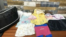 Black Boots Parenting Club Changing Bag & Mat & Small Bundle Clothes/Coat/Hats