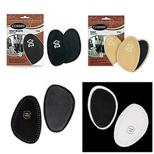 SHOES HALF INSOLE - LADIES AND MEN LEATHER INSOLES - BLACK  & WHITE -  All SIZES