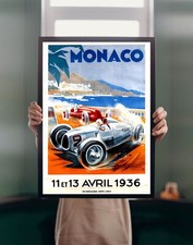 Monaco Grand Prix 1936 POSTER