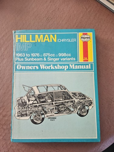 Hillman imp haynes workshop - haynes,