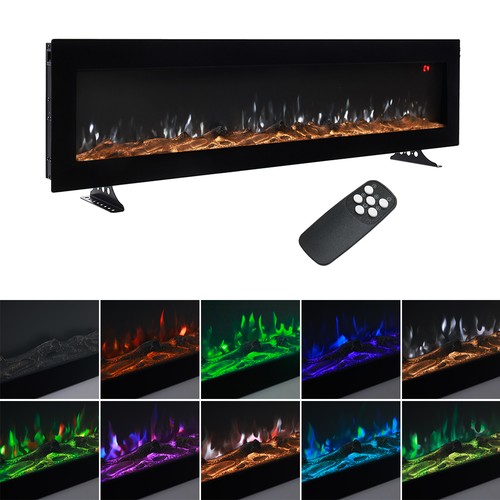 50inch led fireplace media - fireplace,