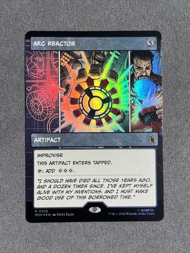 Arc reactor foil marvel - foil,
