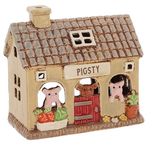 Village pottery pig sty - pottery,