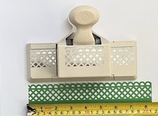 Martha Stewart Deep Lattice Edge / Trellis Fence Border Edge Craft Paper Punch