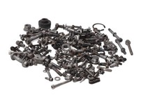 Screw set, mounting brackets