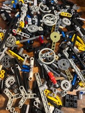 250pcs Of Small Lego Technic Parts Random Mixed Connectors Pins Axles Gears
