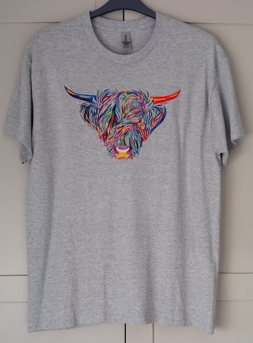 Gildan grey shirt with - grey,