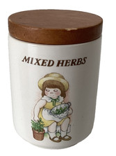 Mixed Herbs Spice Jar with