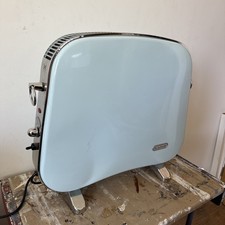 DeLonghi HR720B Retro Convector Heater 2000W Blue Thermostat Vintage Look