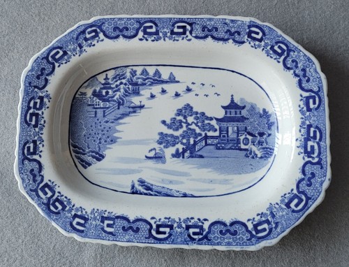Antique spode flying pennant - flying,