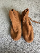Minnetonka Suede Two Button