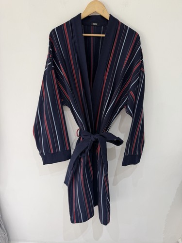 Mens navy striped waffle - mens,