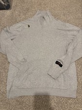 Luke Mens Grey Knit Jumper