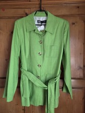 Zara Lime Green Linen Jacket