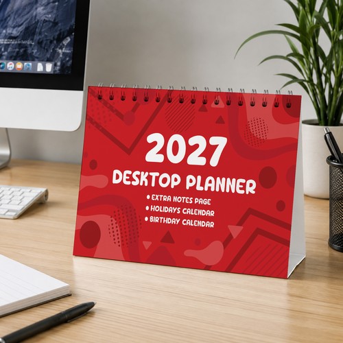 2027 desktop calendar - desktop,