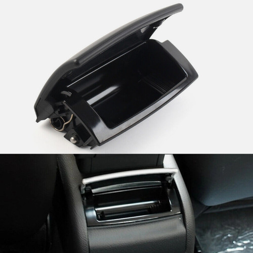 Black rear middle ashtray box - black,